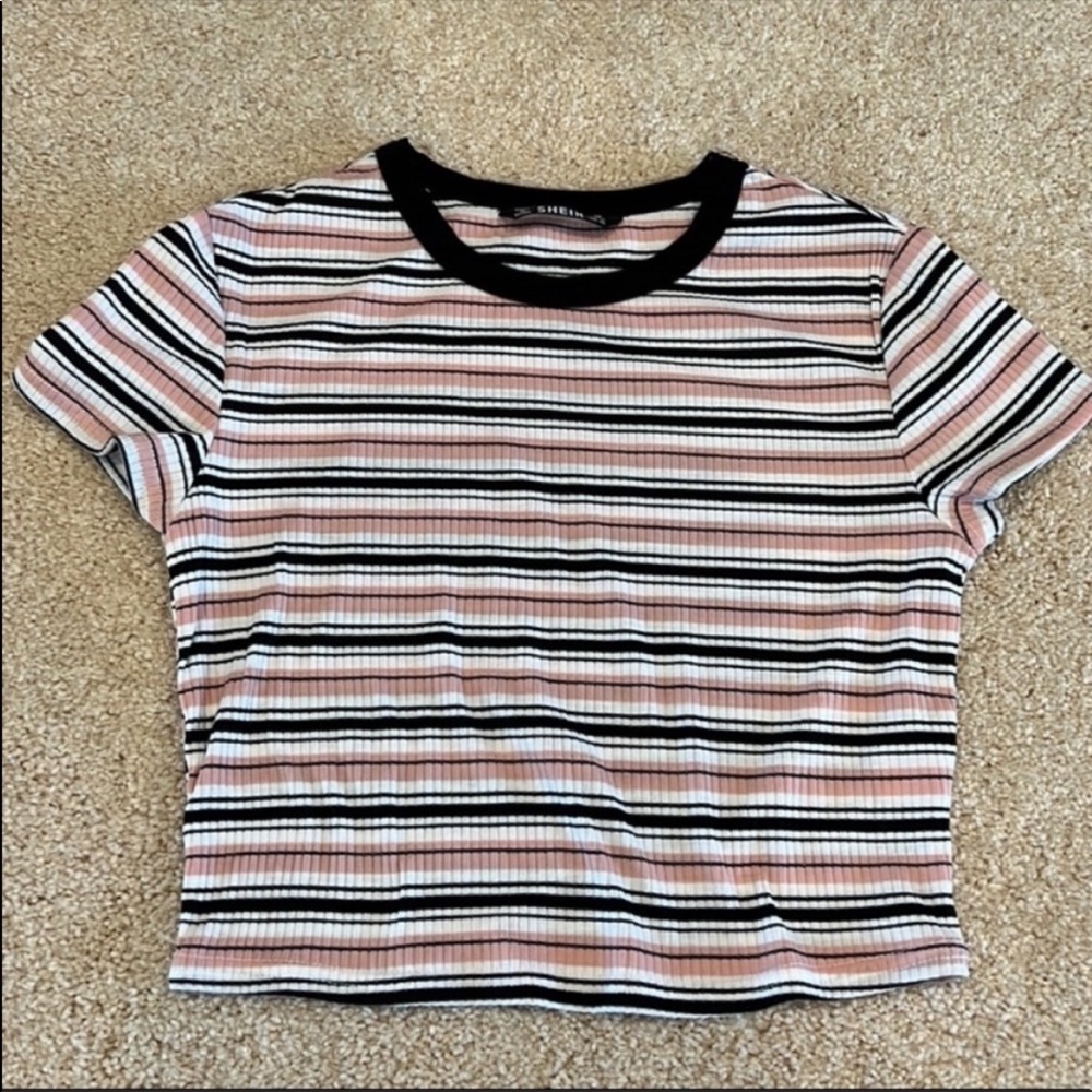 Striped Cropped Top